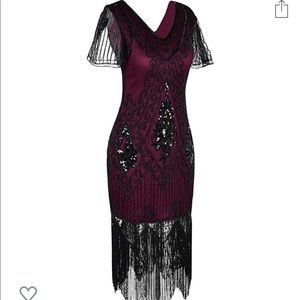 Dress - 1920s, Flapper, Great Gatsby Style